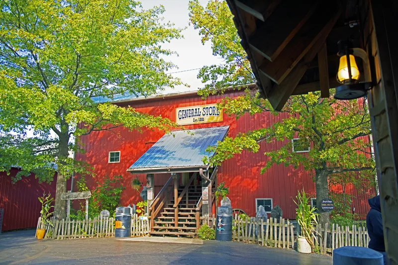 Fresh apple cider donuts and farm bakery at Bengtson's Pumpkin Farm